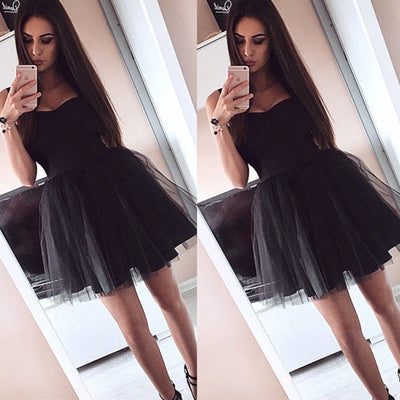 2019 summer New Women strap Sleeveless Evening Party tulle Dress Short Mini Dress elegant female solid ball gown short dresses