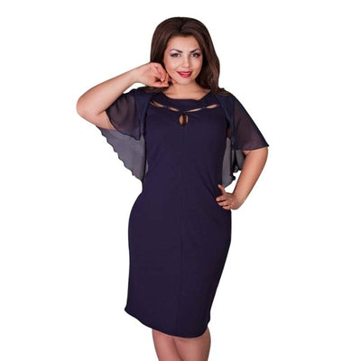 New Hot Sale 2019 Fashion Summer Elegant Women's Hollow Plus Size L-6XL Dress Evening Party Beach Dresses Ladies Soft Vestido