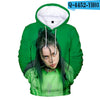 Comfortable Billie Eilish Suitable Billie Eilish 3D Hoodies Children Men women 3D boys girl kids 3D Hooded pullovers Sweatshirts