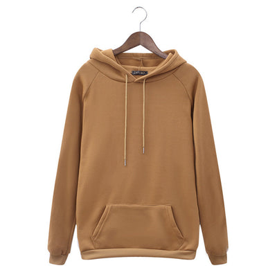 Autumn and winter new casual women's hooded sweatshirt long sleeve yellow female loose hooded women's thick coat hoodies Aird