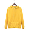 Autumn and winter new casual women's hooded sweatshirt long sleeve yellow female loose hooded women's thick coat hoodies Aird