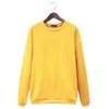 Autumn and winter new casual women's hooded sweatshirt long sleeve yellow female loose hooded women's thick coat hoodies Aird