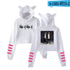 Frdun Tommy Marcus & Martinus Cat Ear Women Sexy Sweatshirt New Hoodies Long Sleeve Fashion Harajuku Kpop Casual Clothes