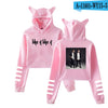 Frdun Tommy Marcus & Martinus Cat Ear Women Sexy Sweatshirt New Hoodies Long Sleeve Fashion Harajuku Kpop Casual Clothes